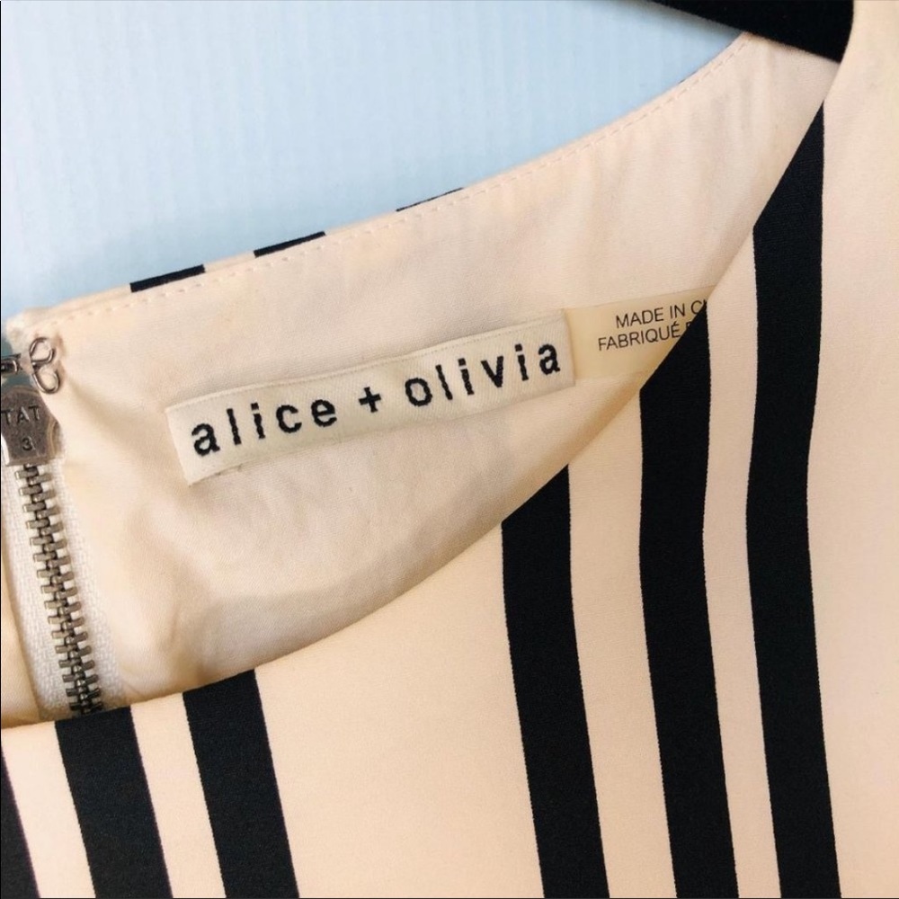 🎉 Alice + Olivia Augusta Striped Dress - Picture 5 of 8
